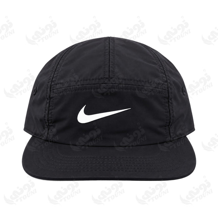 Casquette Camp 5 Panneaux – Noir – sur fond blanc