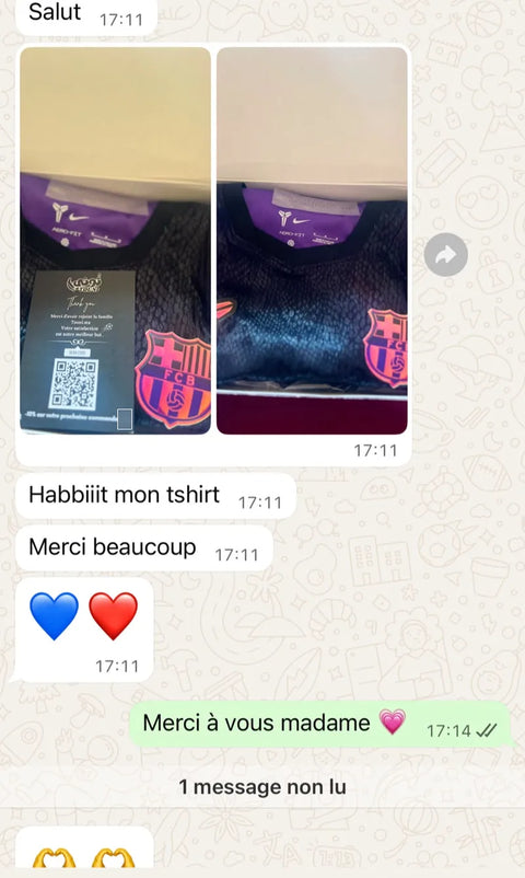 Avis client WhatsApp