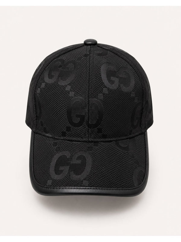 Casquette Gucci – Noir Monogramme Ton sur Ton