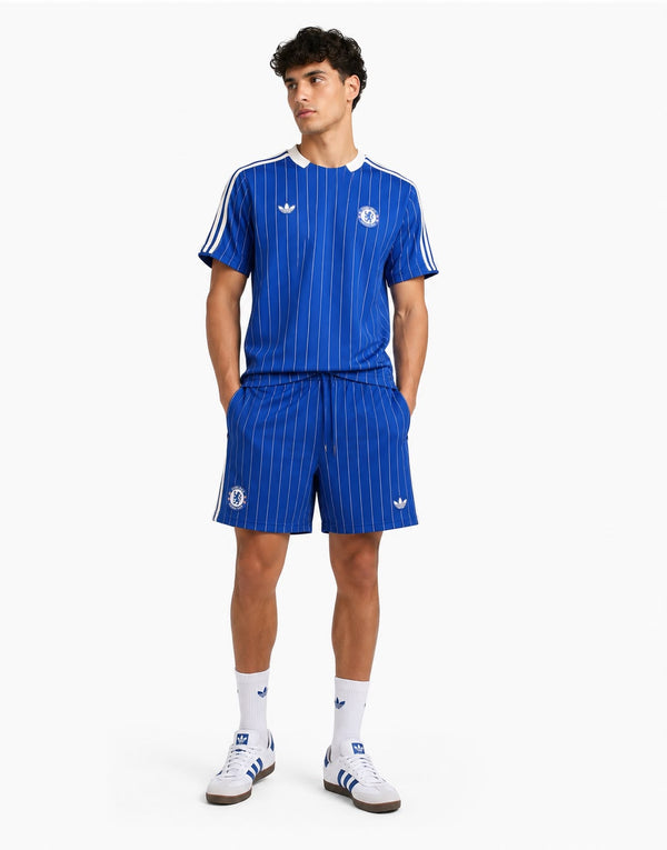 Chelsea FC - Ensemble Terrace Icons Bleu à Rayures (Maillot + Short)