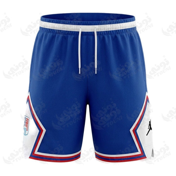 Short Jordan x France Basket Diamond Bleu Roi