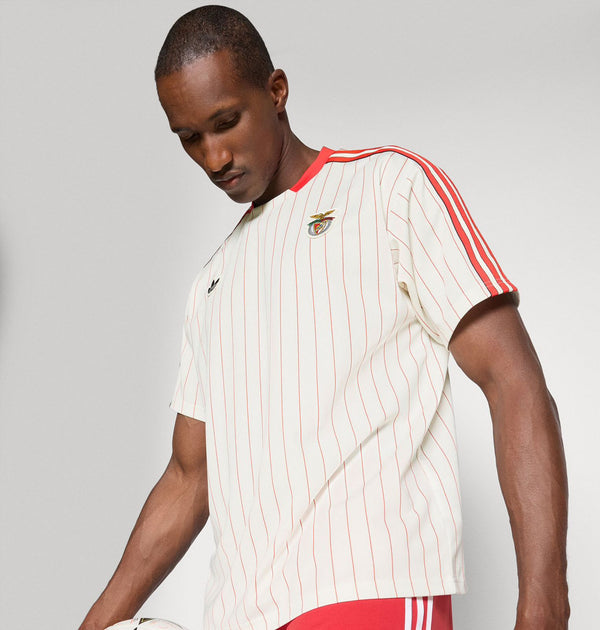 SL Benfica - Maillot Rétro Terrace Icons Off White