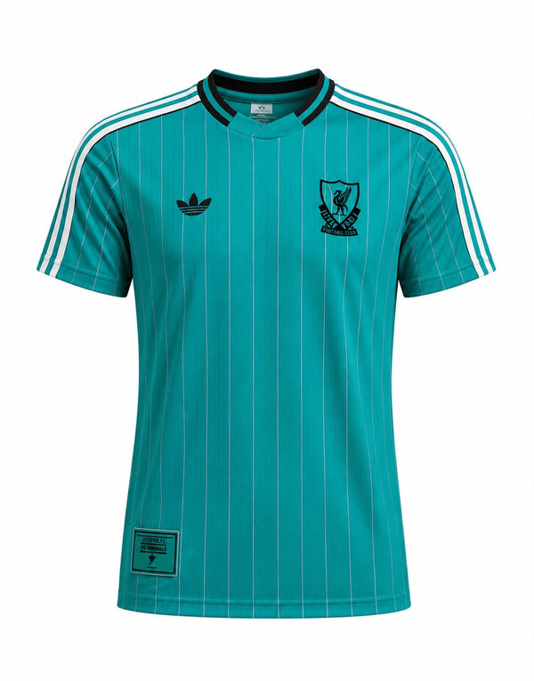 Liverpool FC - Maillot Terrace Icons Vert Turquoise
