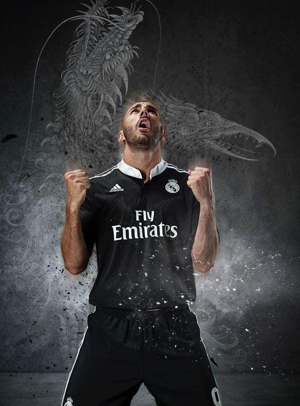 Real Madrid - Maillot Third Noir 2014/15