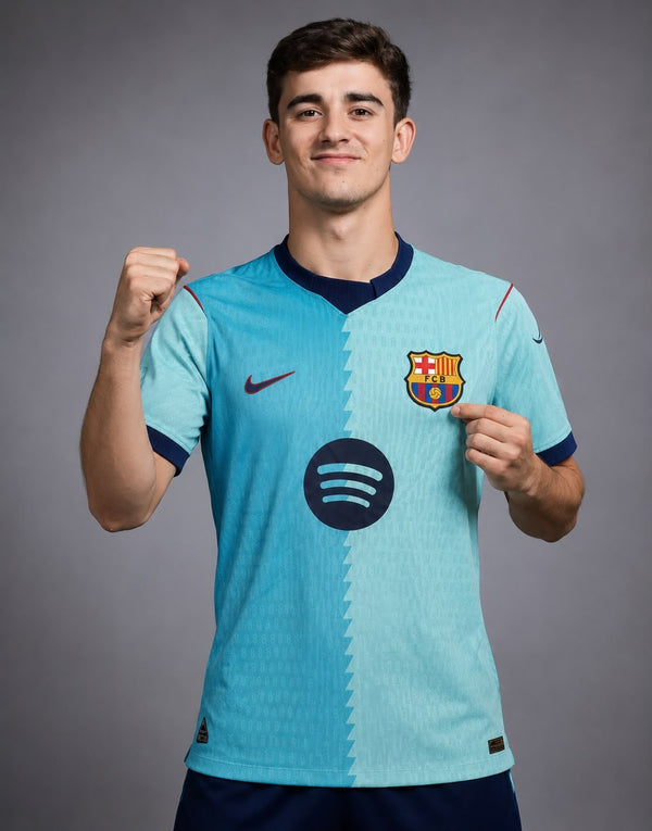 FC Barcelone - Maillot Extérieur Turquoise 2026/27