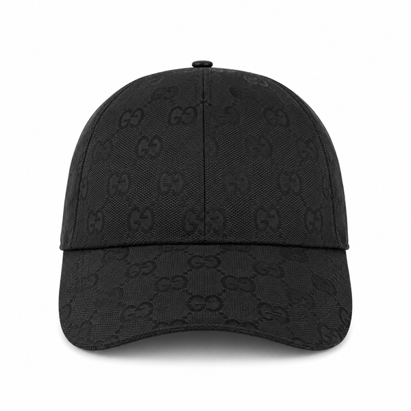 Casquette Monogramme Toile - Noir