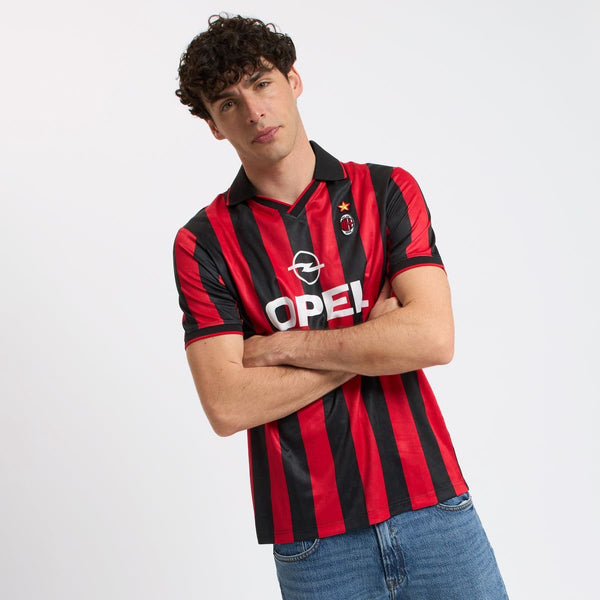 Maillot domicil Ac Milan 1995/1996