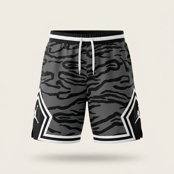 Short Jordan Diamond Camo Tigre Noir