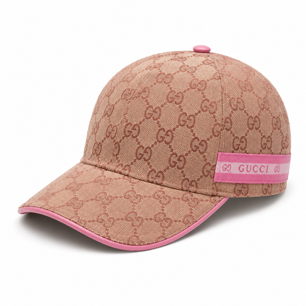 Casquette Monogramme Bande Logo - Rose