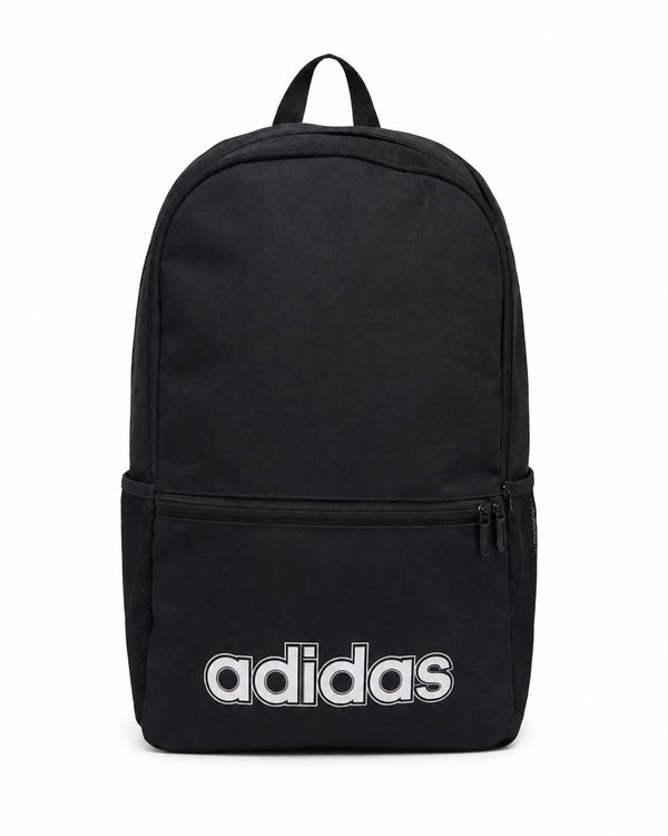 Sac à Dos Noir Classique - Logo Blanc