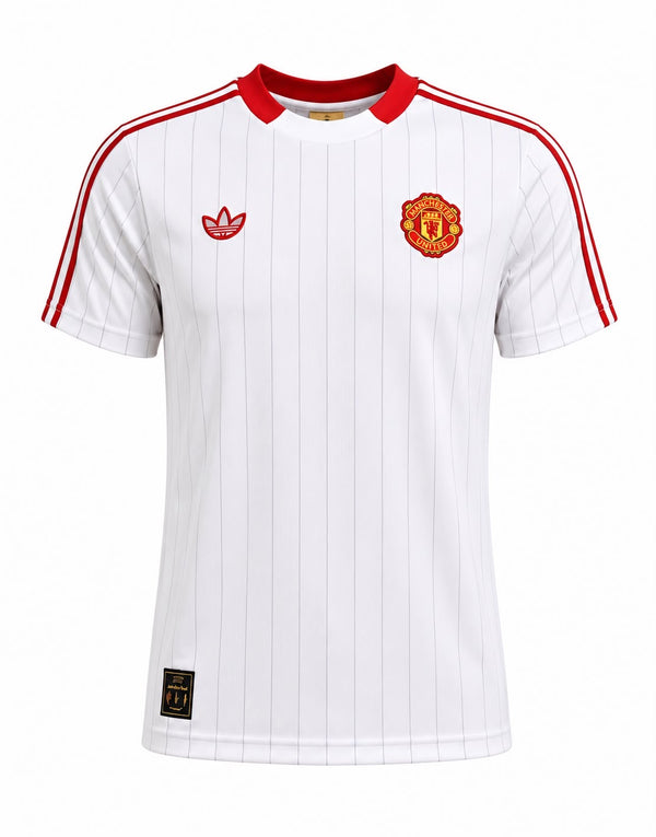 Manchester United - Maillot Terrace Icons Blanc & Rouge