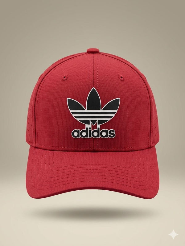 Casquette – Rouge | Patch Trefoil Iconic