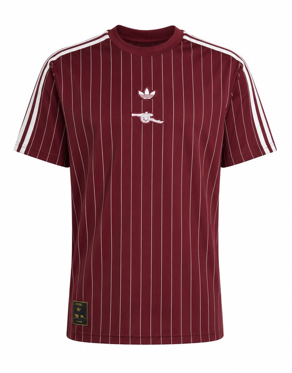 Arsenal FC - Maillot Terrace Icons Bordeaux & Blanc