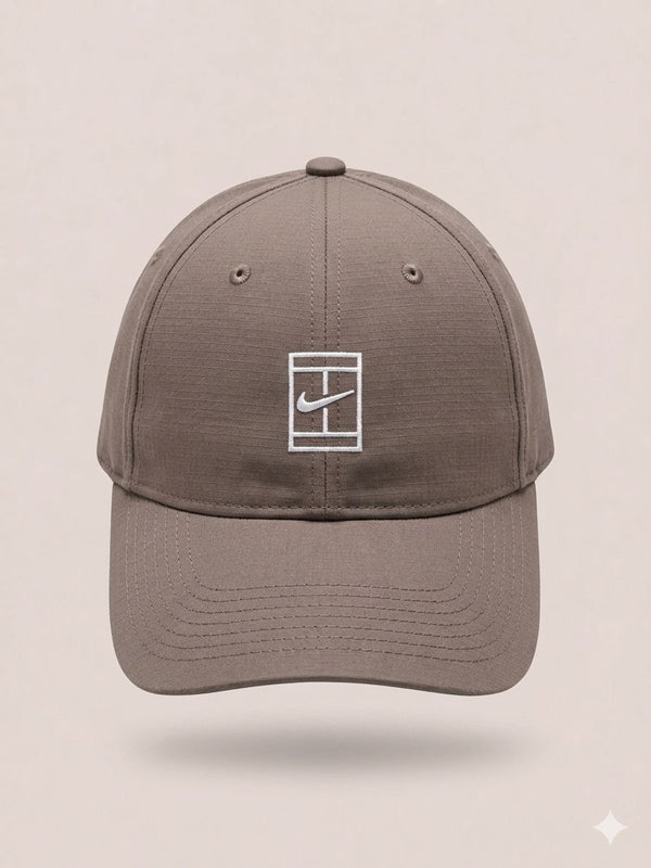 Casquette Court – Taupe | Logo Court Brodé Tennis