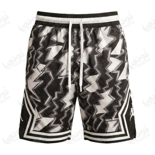 Short Jordan Diamond Camo Zigzag Gris