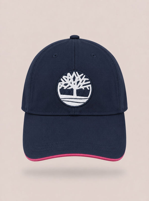Casquette Timberland – Marine Logo Arbre Blanc
