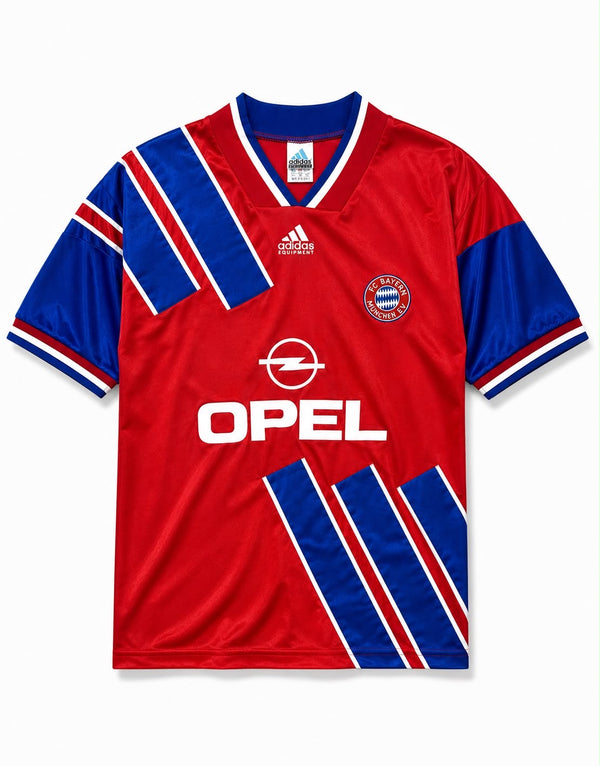 Bayern Munich - Maillot Rétro Domicile Rouge & Bleu 1993/95
