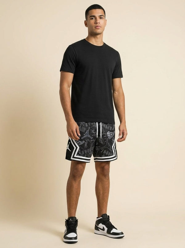 Short Jordan Diamond Sketch Noir