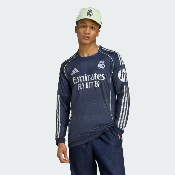 Real Madrid - Maillot Extérieur Manches Longues 2025/26