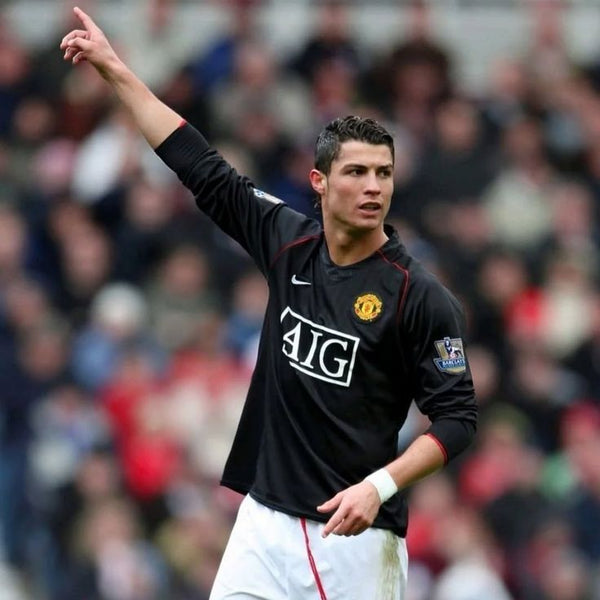 MAILLOT RETRO MANCHESTER UNITED EXTÉRIEUR 2007/2008 VERSION MANCHES LONGUES