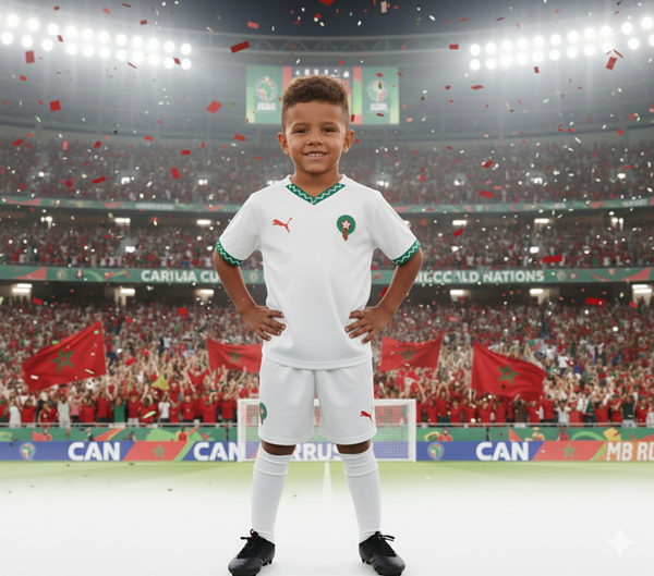 Maillot Kit Enfant Maroc Exterieur 2024 2025
