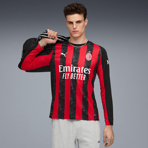 Maillot AC Milan Domicile Manches Longues 2025-2026