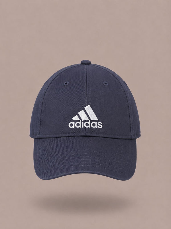 Casquette – Marine Logo 3 Bandes Blanc