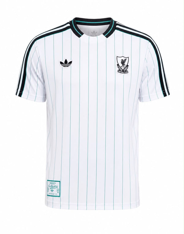 Liverpool FC - Maillot Terrace Icons Blanc & Vert