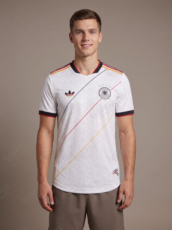 Allemagne - Maillot Édition Diagonale Tricolore Blanc