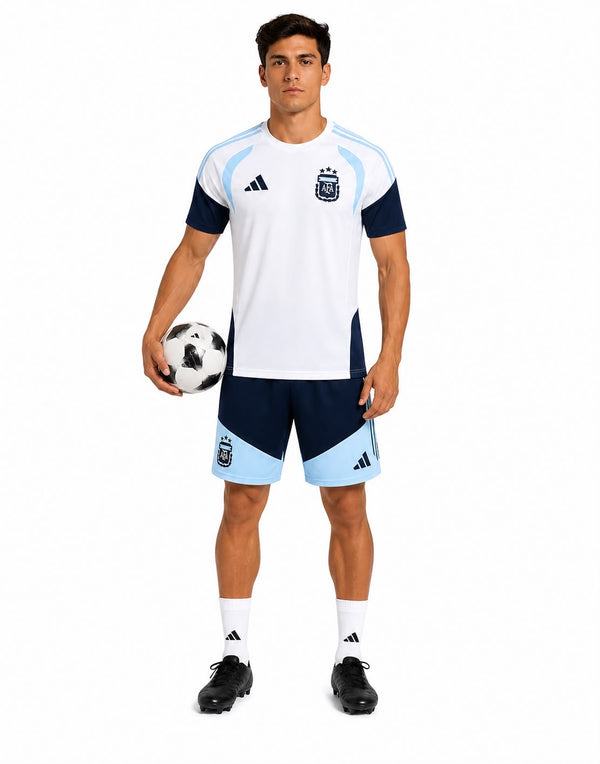 Argentine — Ensemble d'Entraînement 2024/25 Blanc