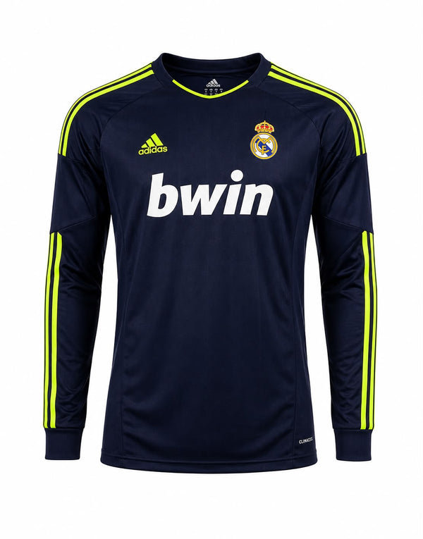 Real Madrid - Maillot Rétro Manches Longues Bleu Marine 2012/13