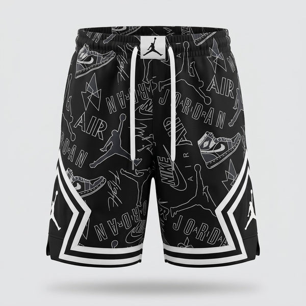 Short Jordan Diamond Sketch Noir