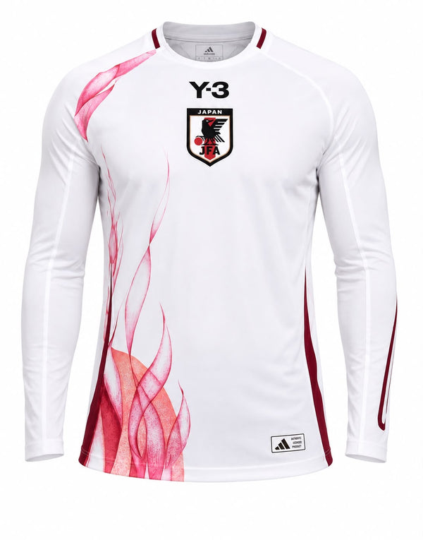 Japon - Maillot Y-3 Édition Flammes Sakura Manches Longues