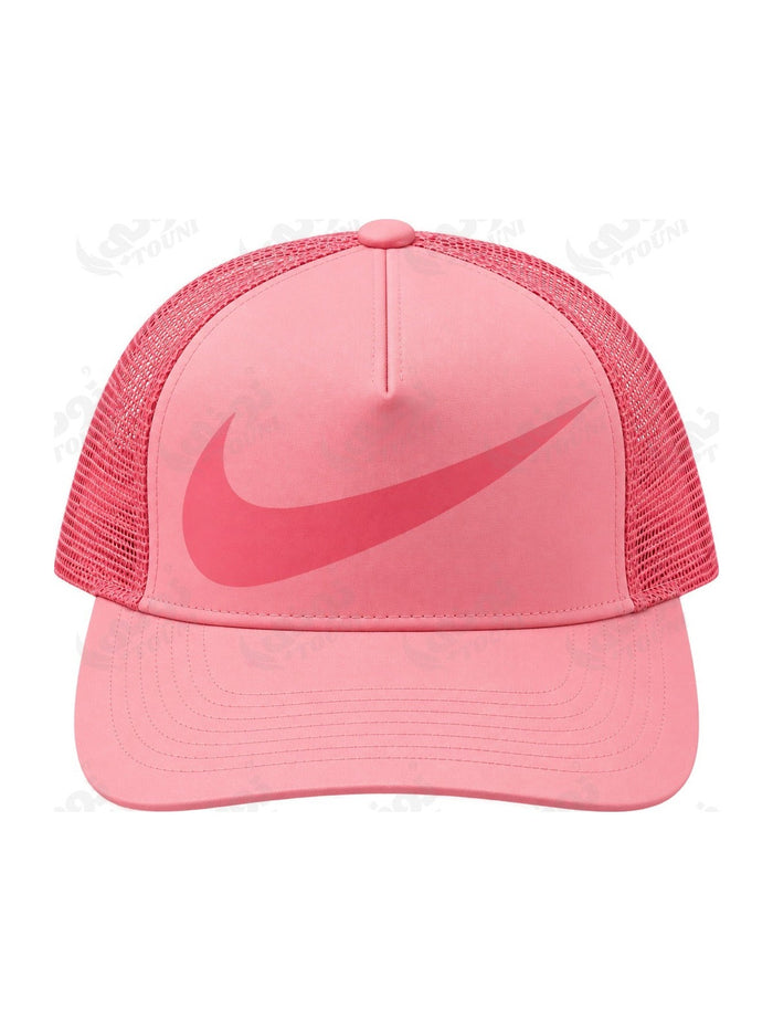 Casquette Trucker Filet – Rose – sur fond blanc