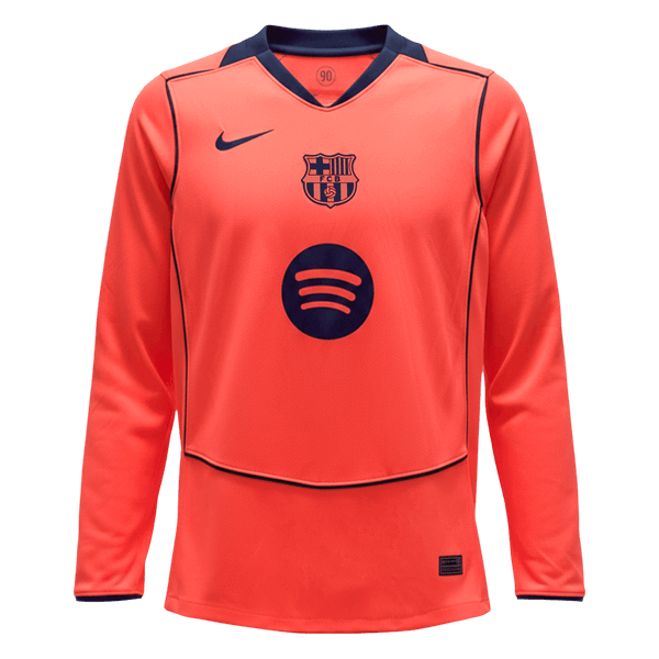 FC Barcelone - Maillot Manches Longues Orange 2025/26