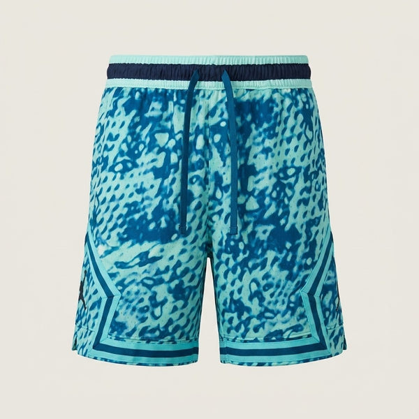Short Jordan Diamond Léopard Turquoise