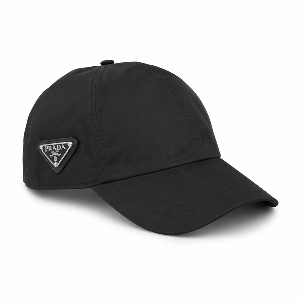 Casquette Nylon Plaque - Noir