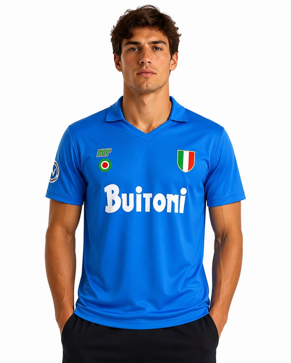 SSC Napoli - Maillot Rétro Domicile 1987/88 « Buitoni »