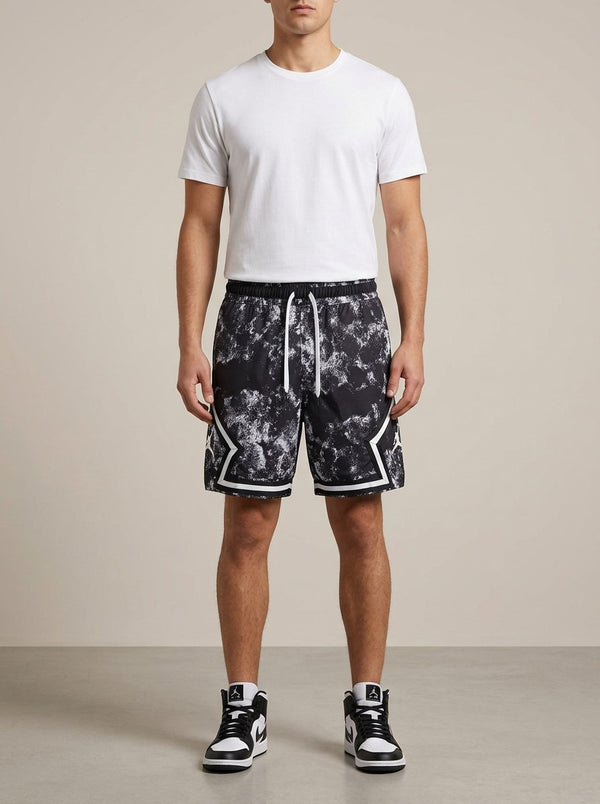 Short Jordan Diamond Marbre Gris