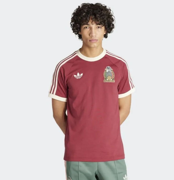 Mexique - Maillot Rétro Extérieur Bordeaux