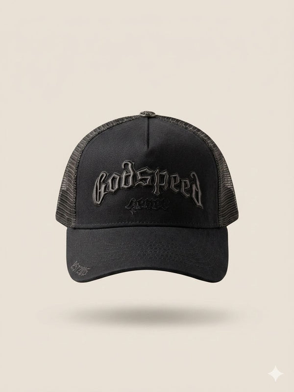 Casquette GodSpeed Trucker – Shadow Black Edition