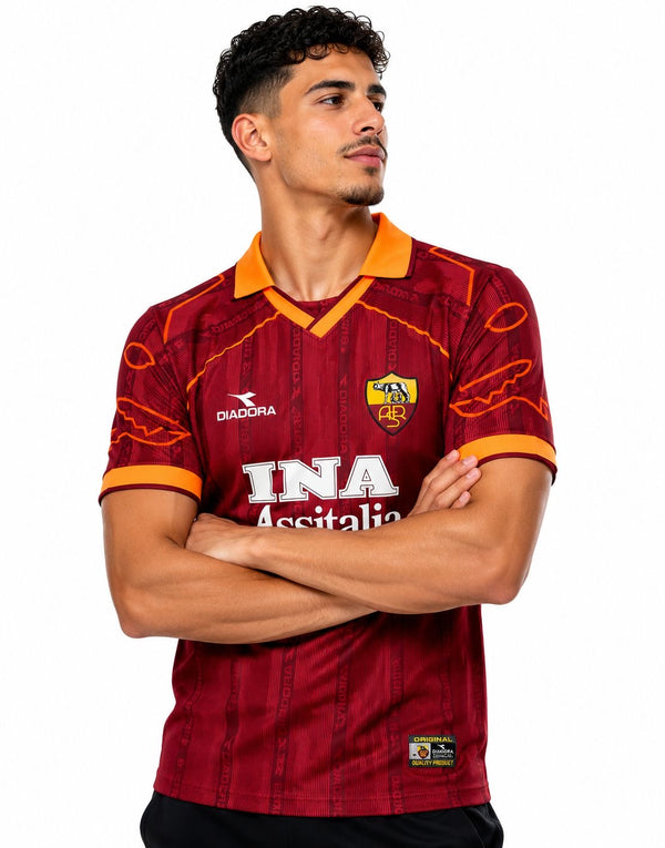 AS Roma - Maillot Domicile Rétro 1998/99