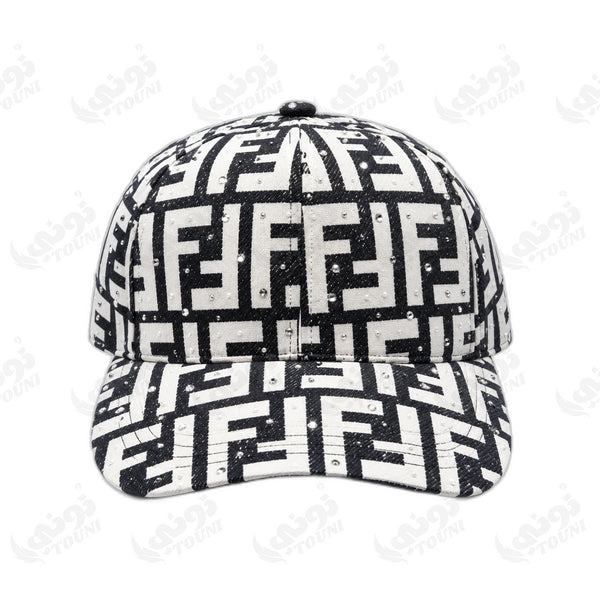 Casquette Monogramme FF – Noir & Blanc