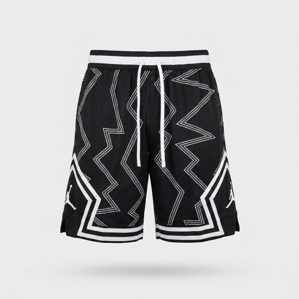 Short Jordan Diamond Éclairs Noir & Blanc