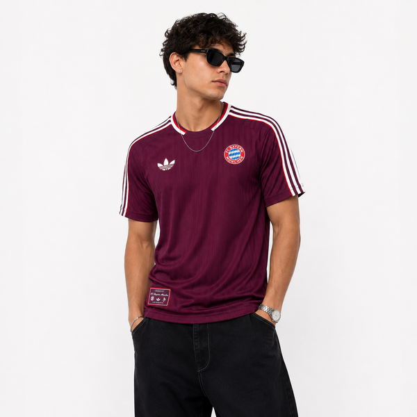 Bayern Munich - Maillot Terrace Icons Bordeaux