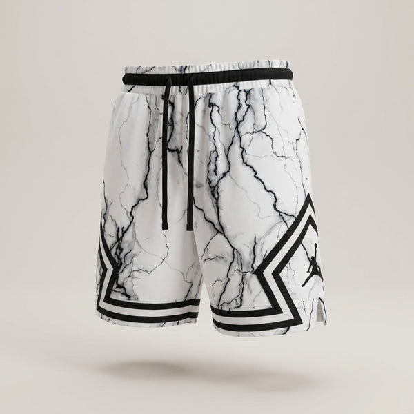 Short Jordan Diamond Éclairs Blanc