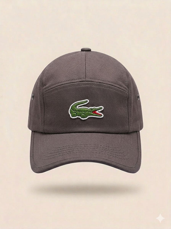 Casquette Lacoste Croc – 5 Panel Gris Anthracite