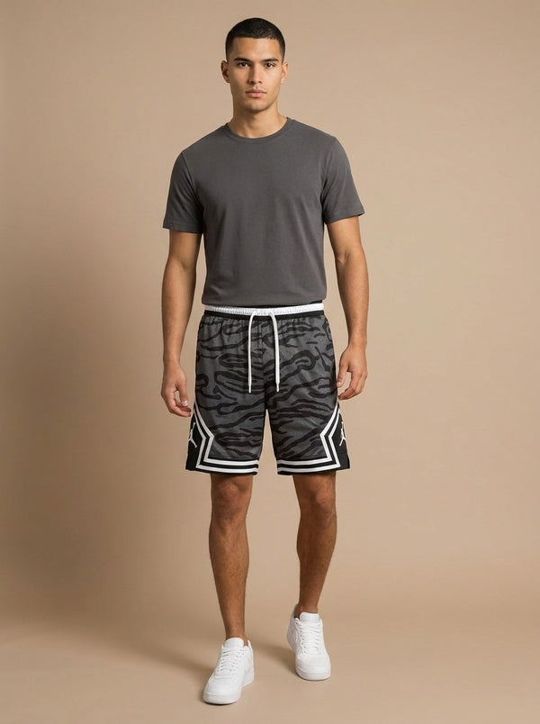 Short Jordan Diamond Camo Tigre Noir