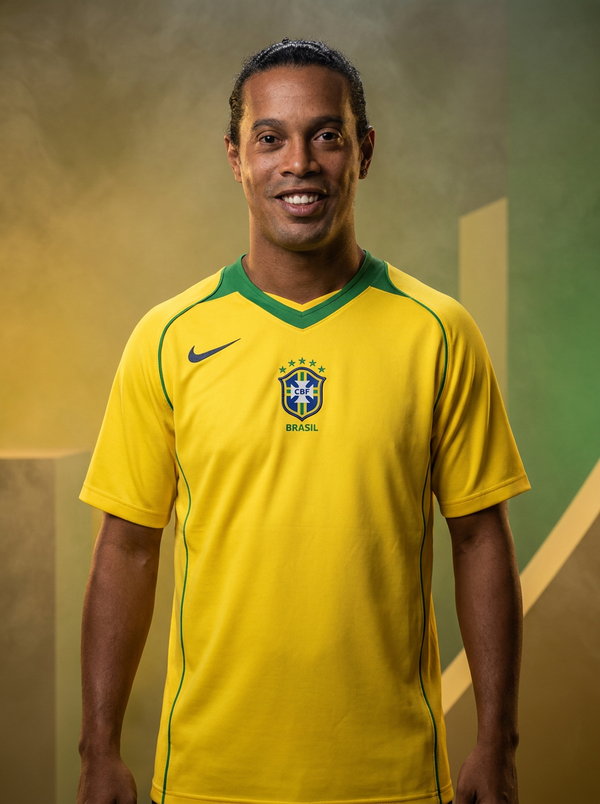 Brésil - Maillot Rétro Domicile 2004/2006