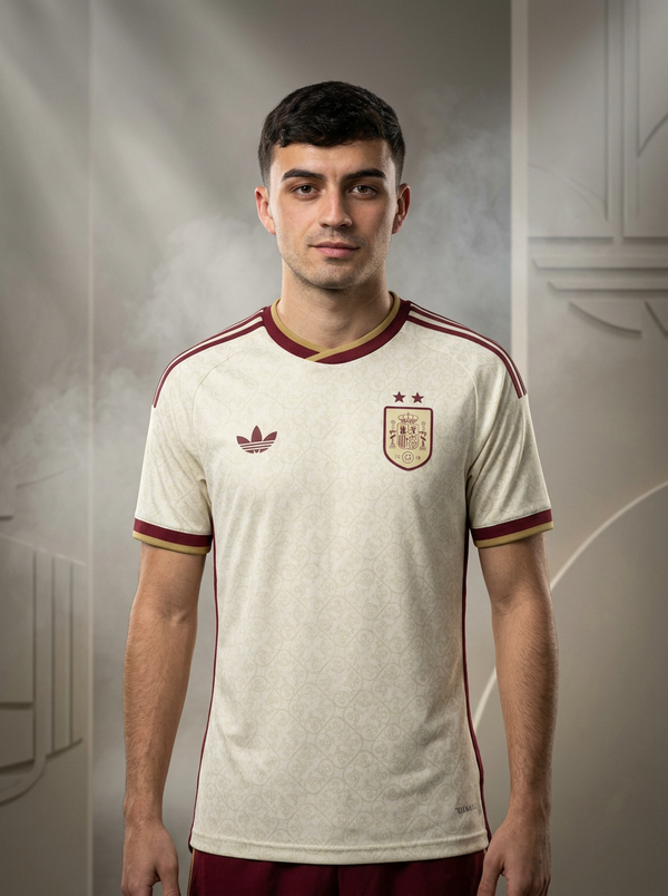 Espagne - Maillot Extérieur 2026 - Version 2 Étoiles